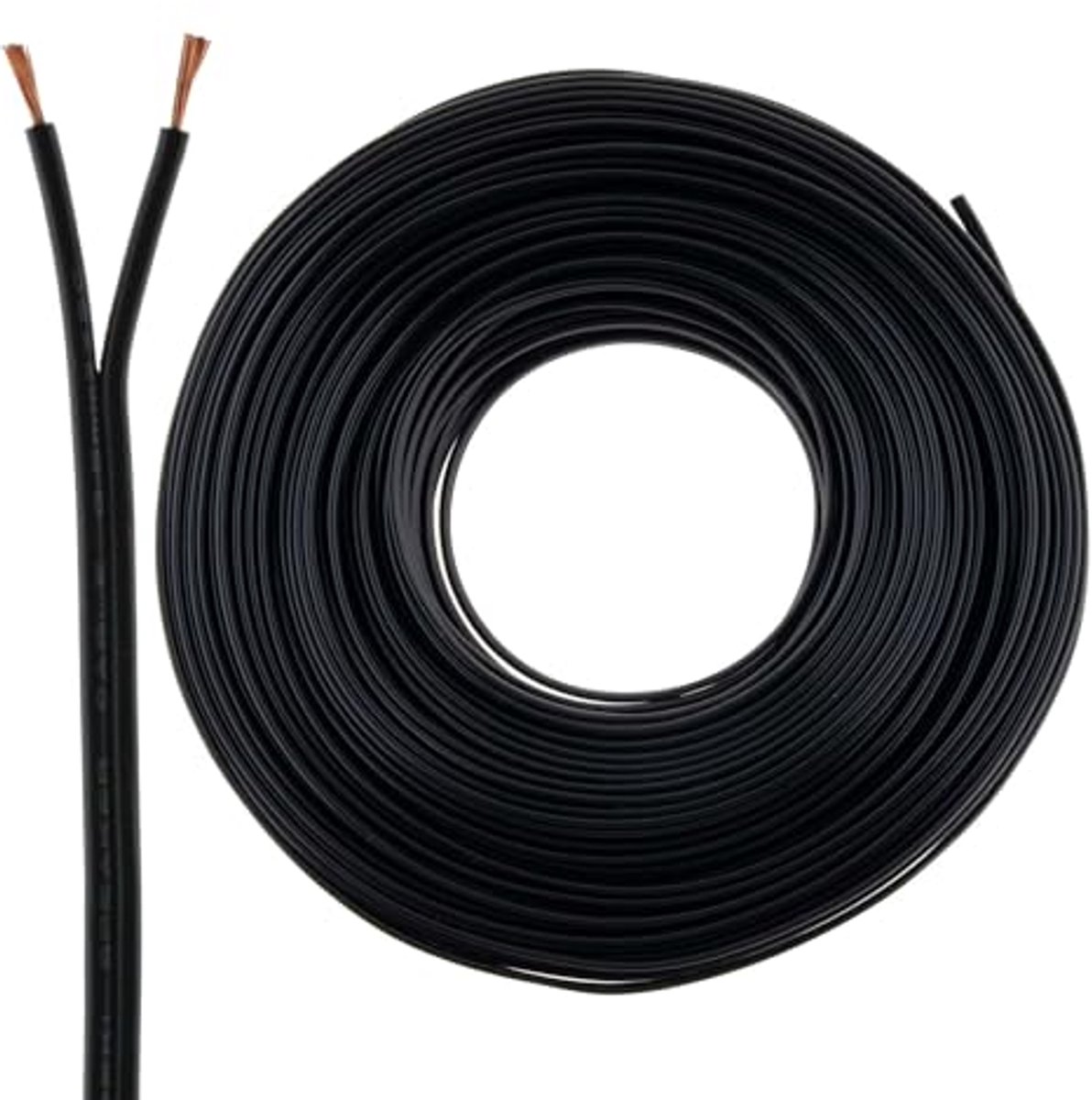 Luidsprekerkabel 2x 0,50 mm² 50 m