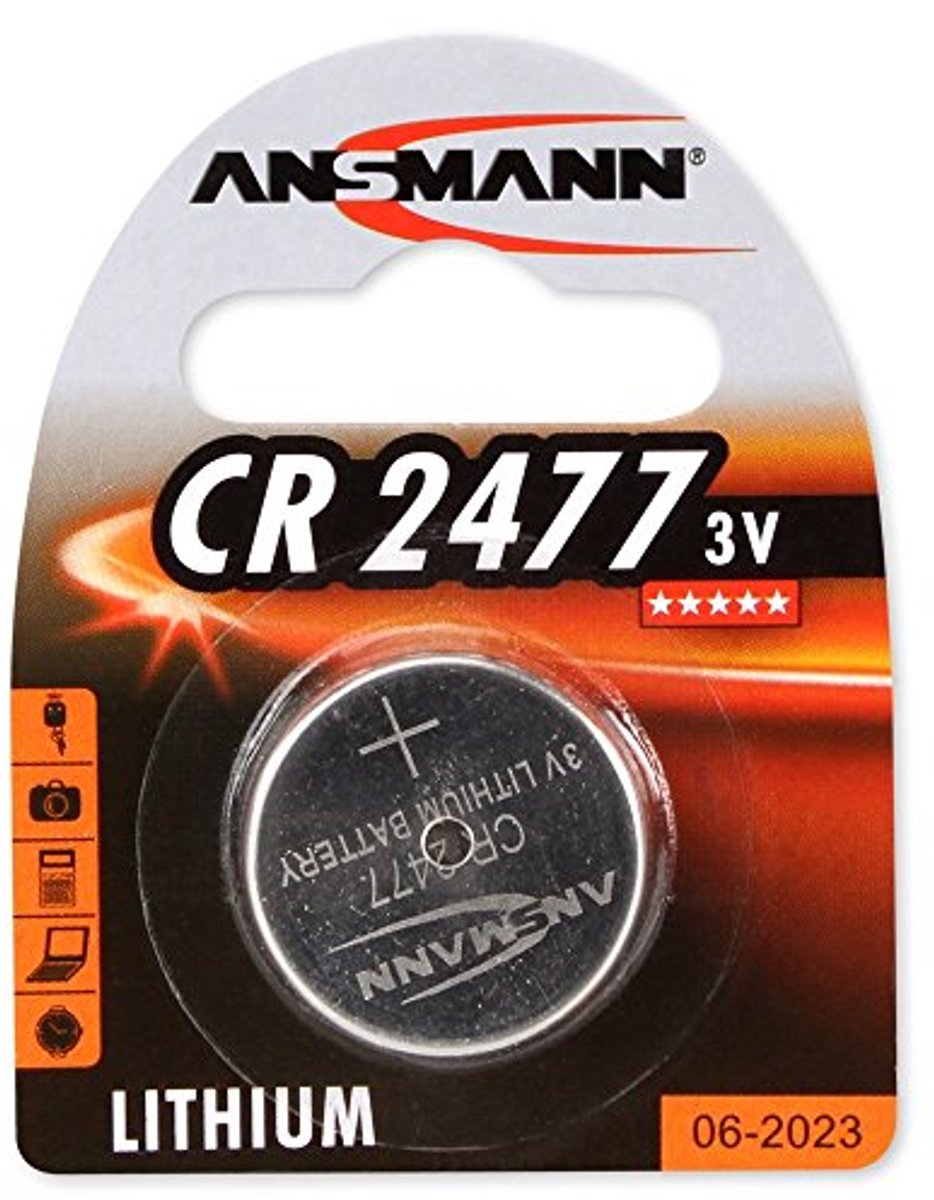 Knoopcellithiumbatterij CR 2477 - 10 Stuks - 3V