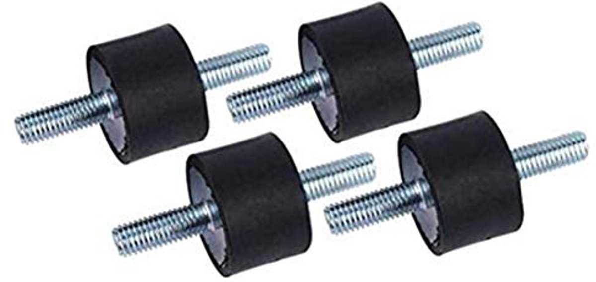 Rubber Schokdemper Antitrilling Silent Block voor Coil Compressor Pomp - M8 30 * 20