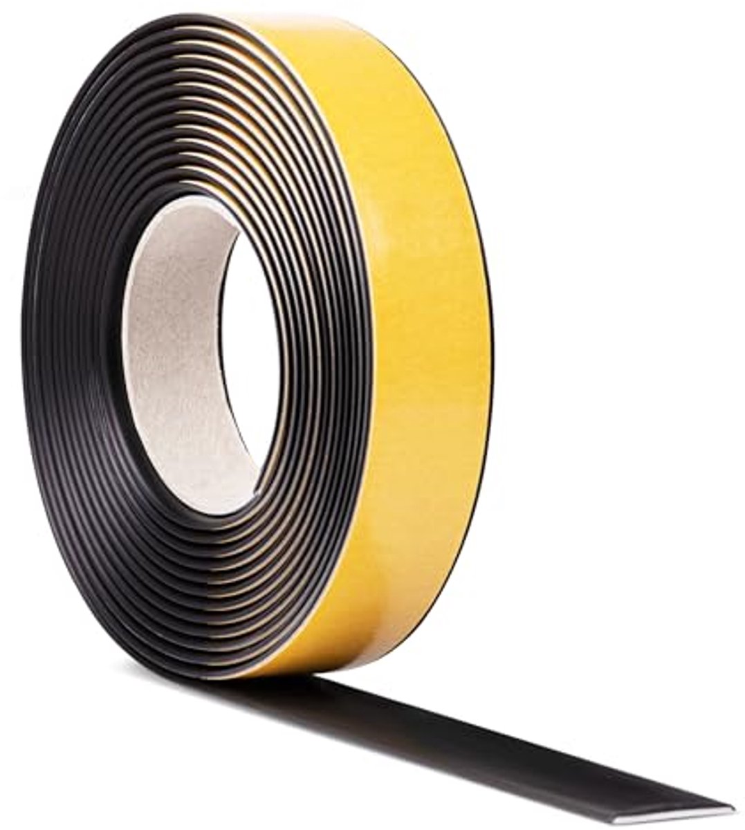 zelfklevend overgangsprofiel 5m pvc afdeklijst zwart 35mm