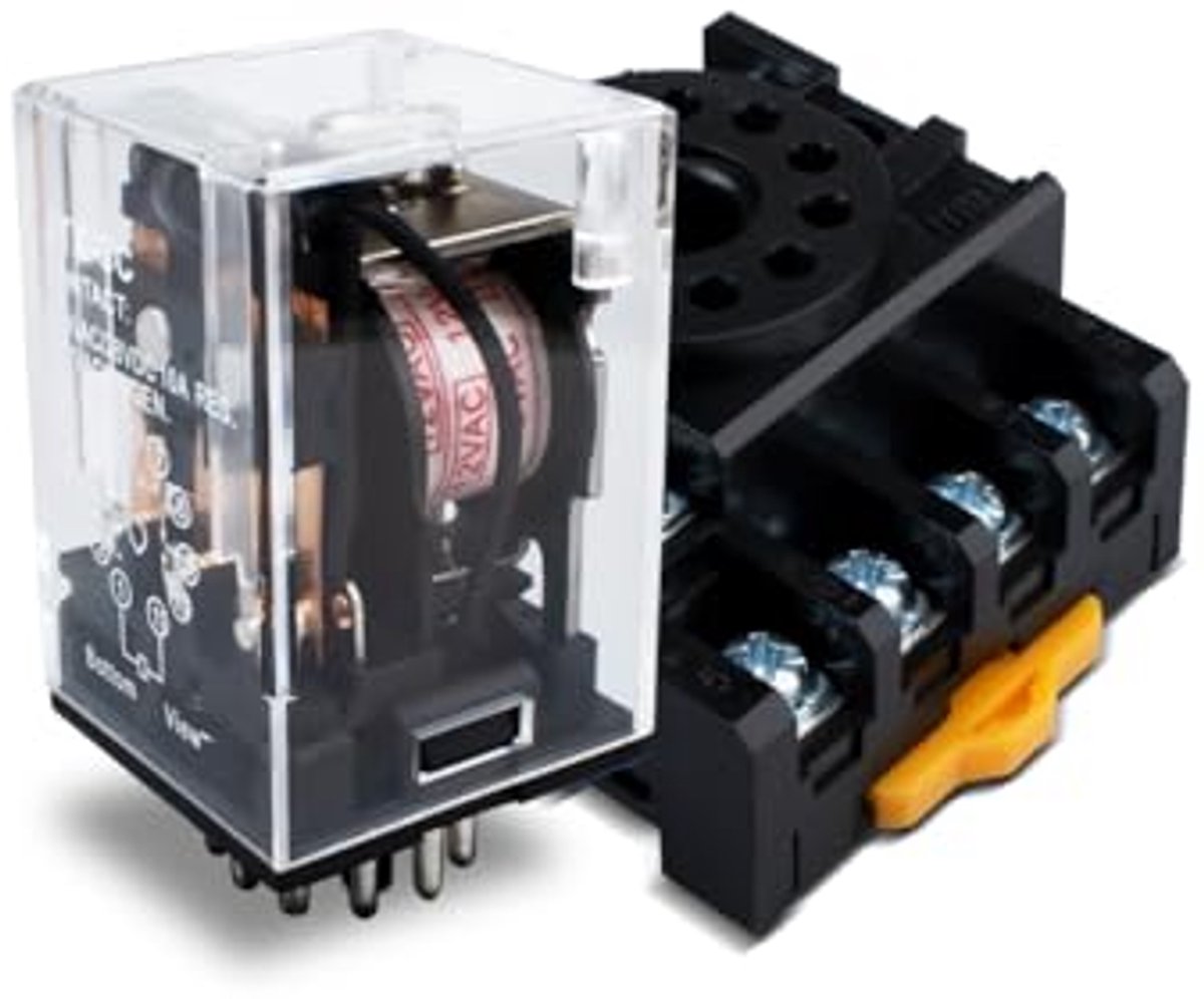 AC 12V elektromagnetische relais met 11 pinnen - 10A spoel relais algemeen