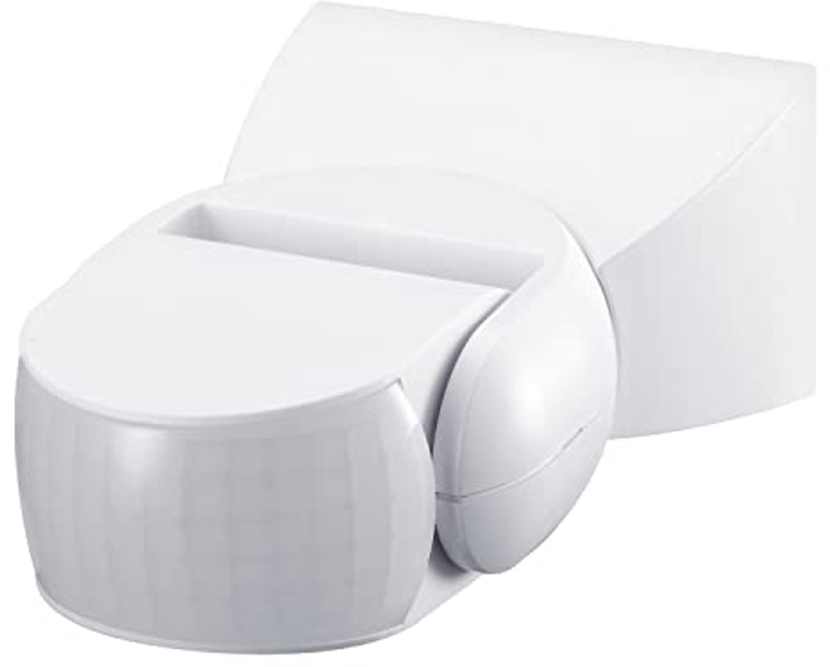 Universele infrarood bewegingssensor met schemeringssensor - Bereik 12m, 180° IP65, Voor binnen en buiten