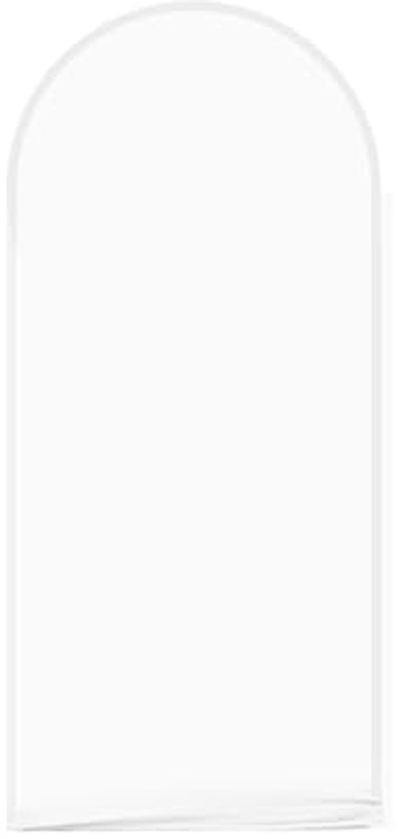 Effen witte boogvorm achtergrond 0.8x1.8m voor bruiloften en feesten