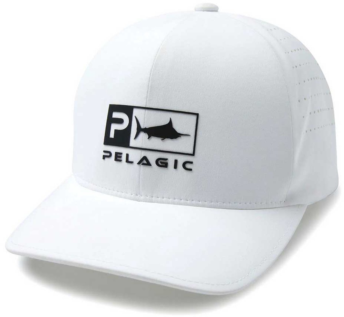 Pelagic Delta Flexfit Pet Wit S-M Man,Vrouw