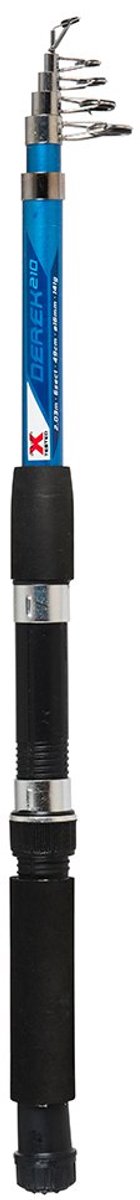 Kali Izkira Travel Spinhengel Rood,Zwart 2.40 m / 2-8 g