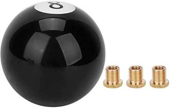 Versnellingspookknop, Handgeschakelde versnellingspookknop met 5 versnellingen Versnellingshendel Stick met 3 adapters (8 mm/10 mm/12 mm)(Zilver