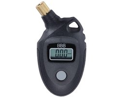 BBB Cycling PressureGauge Bandenspanningsmeter Fiets - Digitale meter voor Presta en Schrader - 11 Bar - Zwart - BMP-90