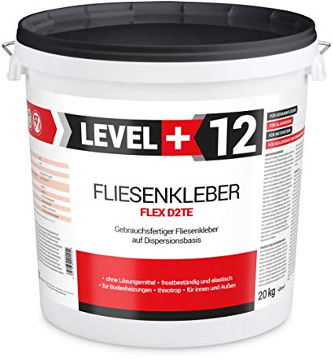 20 kg flexibele tegellijm voor binnen en buiten - witte dispersielijm voor tegels