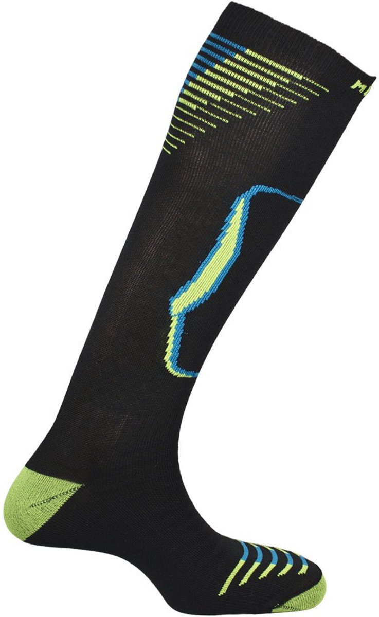 Mund Socks Skiing Outlast Wool Sokken Man Zwart