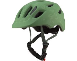 GO-OFF FIRST Kinderhelm - Extra Veilige Fietshelm voor Kinderen - Voor Fietsen en Skaten - Kind vriendelijke Jongens en Meisjes Helm van 1 - 4 Jaar - Groen - Maat XS