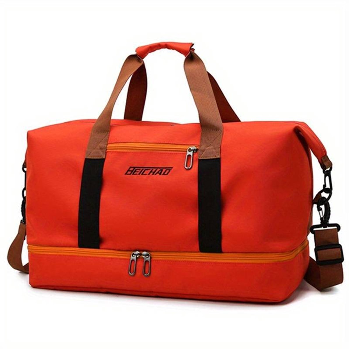 Rode Sporttas / Reistas – Schoenenvak – Waterdicht Natvak – Grote Capaciteit – Unisex - zwemtas - Duffel Bag - Sjtoer