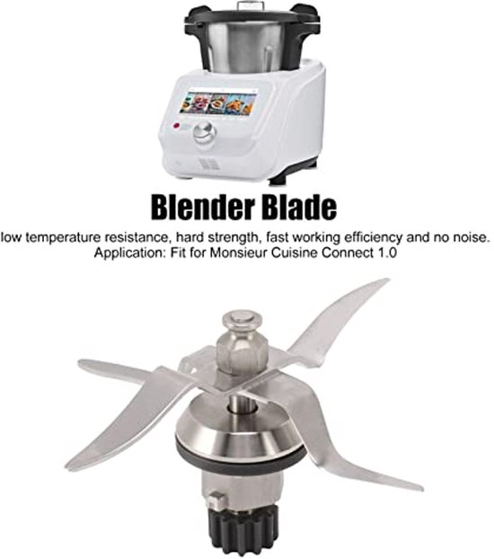 Blender Knife, 12 Teeth, Stainless Steel, Easy To Clean, Suitable For Monsieur Cuisine Connect 1.0 van Blender — afbeelding 2