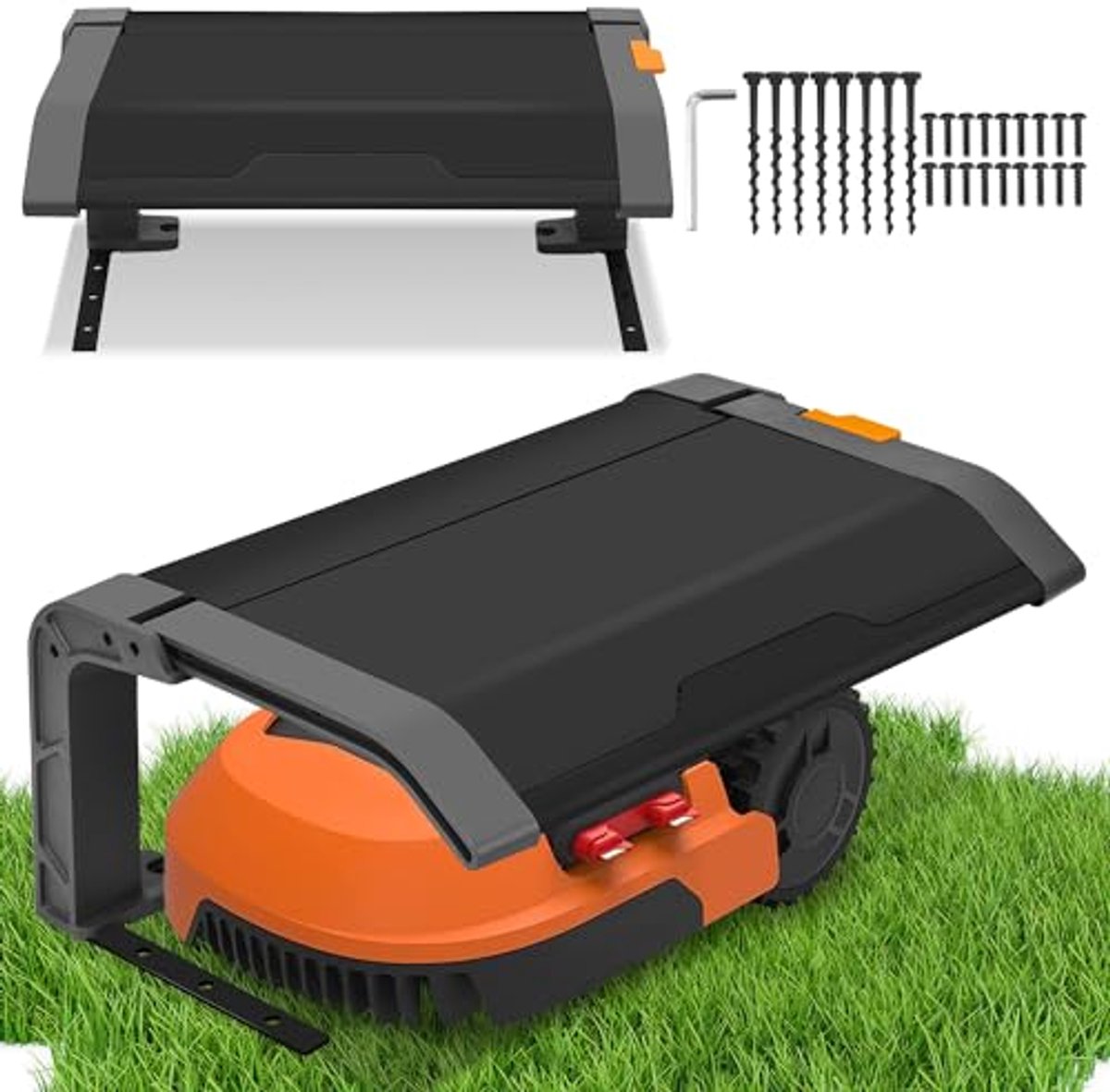 Opvouwbare robotmaaier garage met weerbestendige en UV-bescherming - Opvouwbare - €228,78