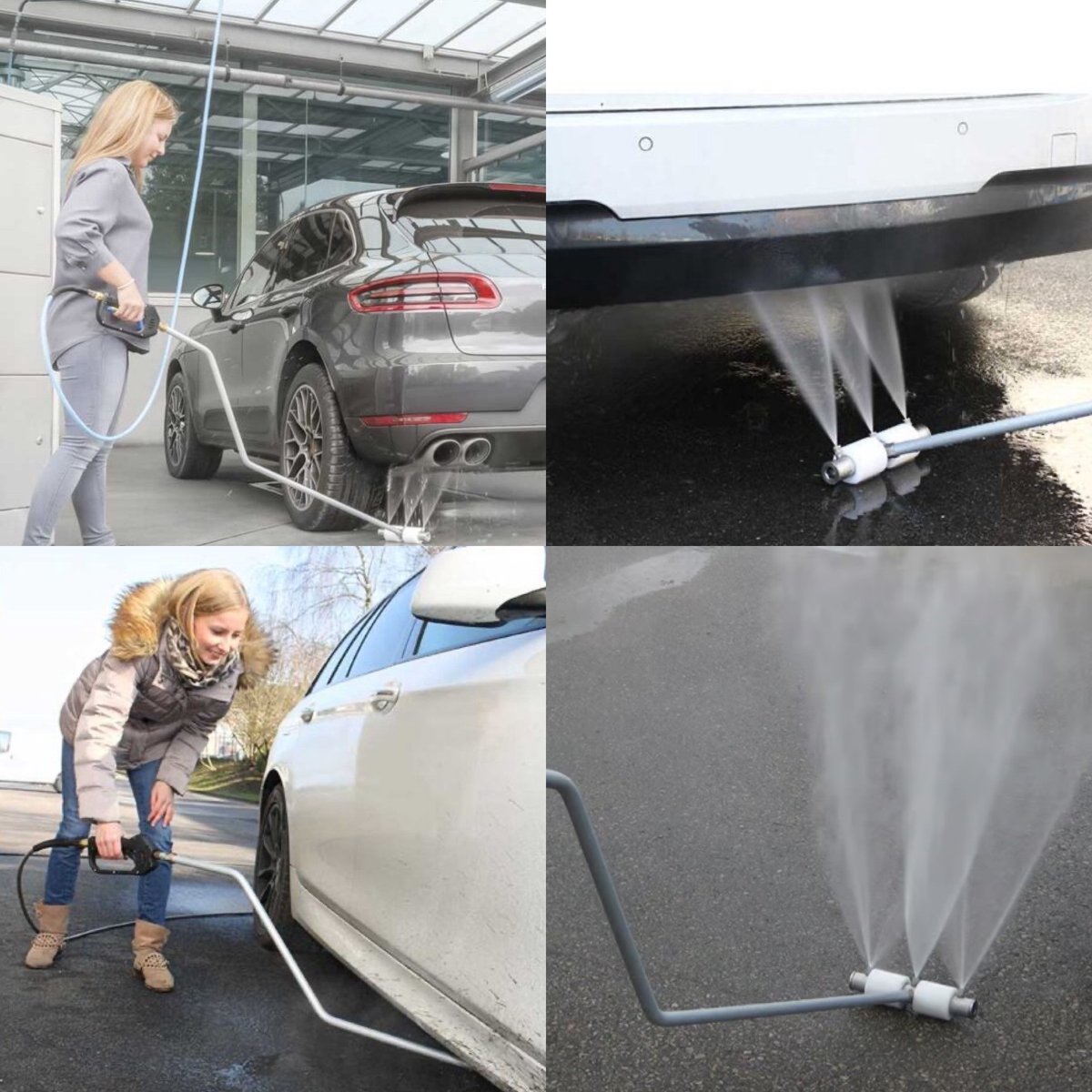 R+M Suttner - Professionele Roestvrijstaal Chassis Cleaner – Hogedruk Bodemreiniger - Nilfisk Gerni