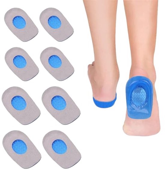 Pedimend Metatarsal Pads - 4 Stuks | Mortons Neuroma Pads | Voorvoet Mat Schoen Inlegzolen voor Dames Hoge Hakken & Heren Hardloopschoenen | Verlicht Plantar Fasciitis Voetpijn | Bal van Voetkussen