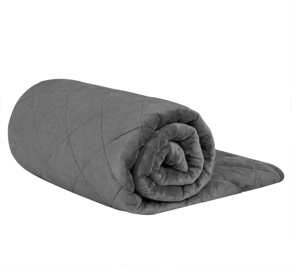 Lynly - grijs therapeutische verzwaarde deken volwassenen 150x200cm 7kg - verzwaringsdeken - voor kinderen en volwassenen