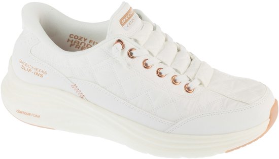 Skechers Slip-ins: Contour Foam - Golden Hour, Vrouwen, Wit, Sneakers, maat: 39,5
