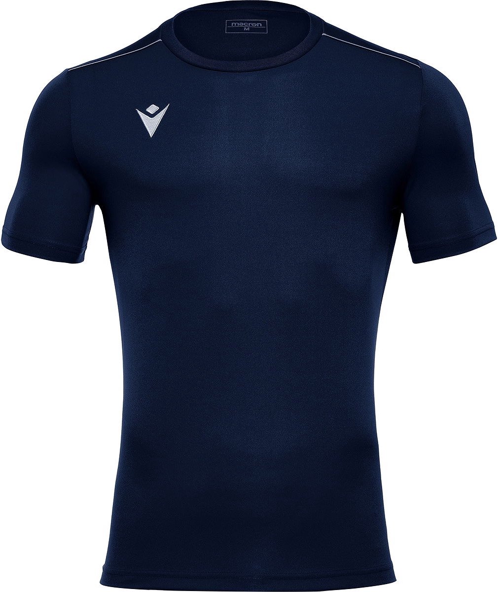 Macron Rigel Hero Shirt Korte Mouw Heren - Marine | Maat: M