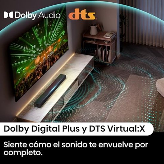 Soundbar 2.0-kanaals met 120 W en Dolby Audio — afbeelding 5