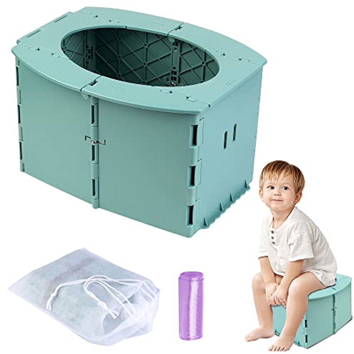 Opvouwbare Toiletbril voor Kinderen - Ideaal voor Reizen, Auto en Camping