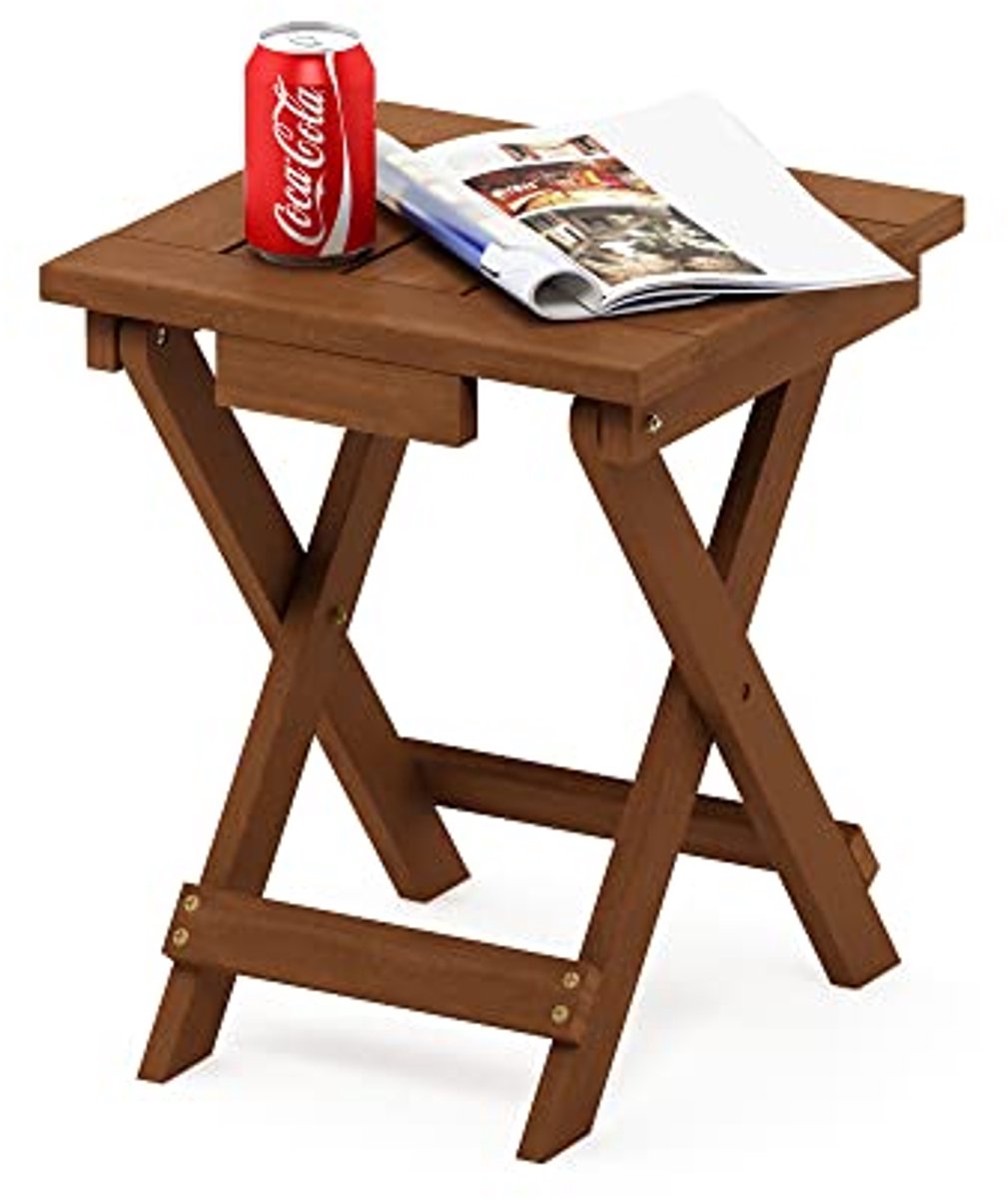 Klaptafel Small Natuurlijk voor Buiten - Ideaal voor Tuin en Terras