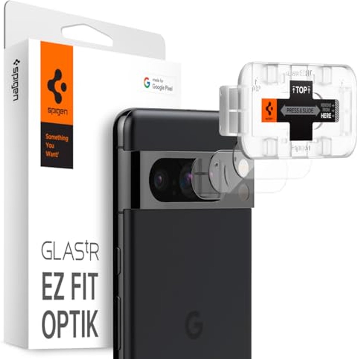 Camera Bescherming voor Google Pixel 8 Pro - 2 Stuks, Kristalhelder, Tempered Glas 9H