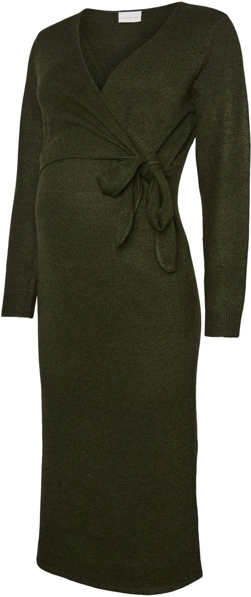 MAMALICIOUS - MLFIE TESS L/S KNIT MIDI DRESS 2F - Dames - Mini jurken