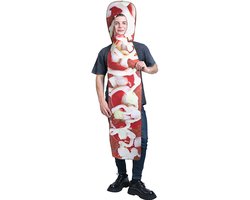 Frikandel Speciaal Kostuum – Snack Verkleedpak voor Carnaval en Themafeesten – One Size