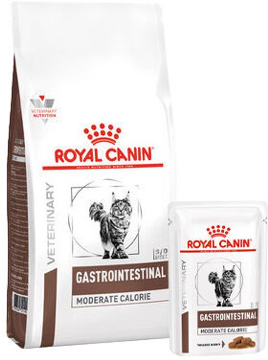 Royal Canin Gastro Intestinal Moderate Calorie Kat Combi - 2 kg + 12 x 85 g