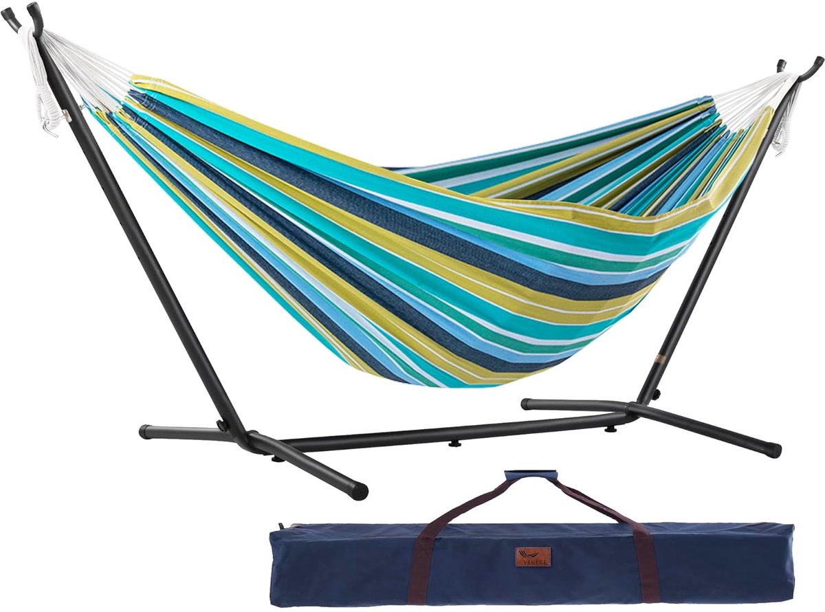 Katoenen Hangmat - Voor 2 Personen - Comfortabel en Kleurrijk - 1 stuk