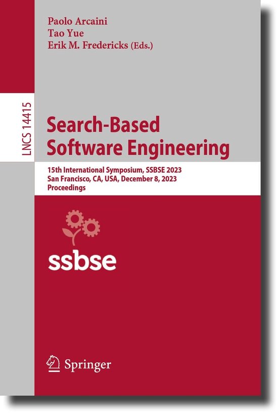 Springer Nature Proceedings Computer Science - Search-Based  ... - cover