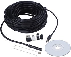 Industriële Inspectie Camera 15M 7MM met LED Verlichting voor Pijp- en Rioolinspectie