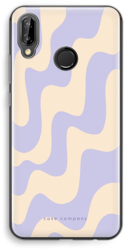 Slimfit Huawei P20 Lite Hoesje van Echt Leer? Zwart