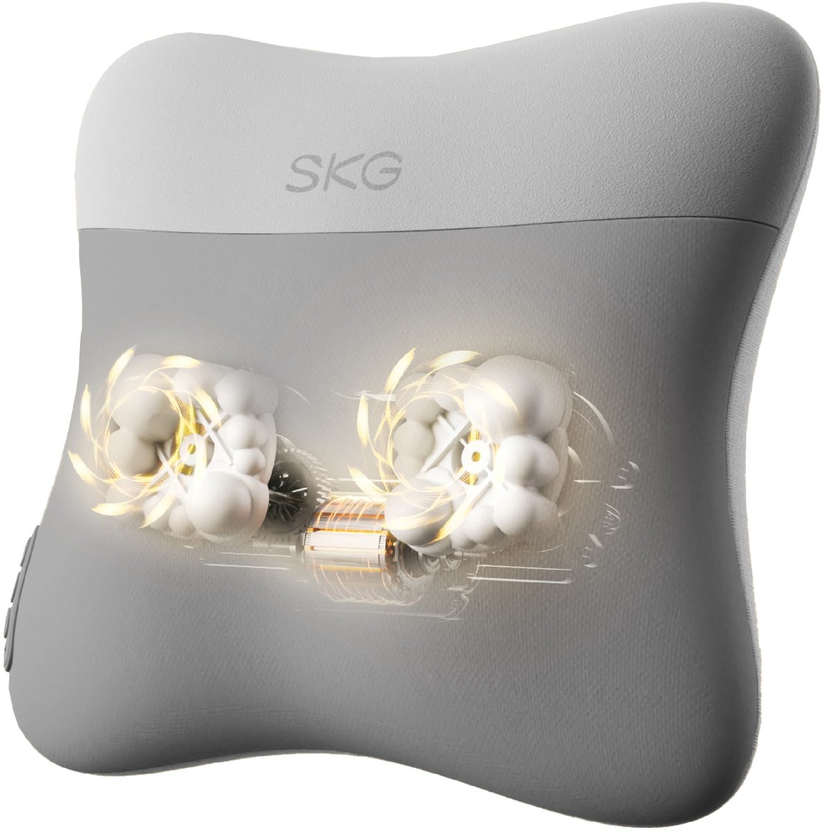SKG – Rug- en Nekmassagekussen – 20 massagekoppen – met warmtefunctie – VS500 – Grijs