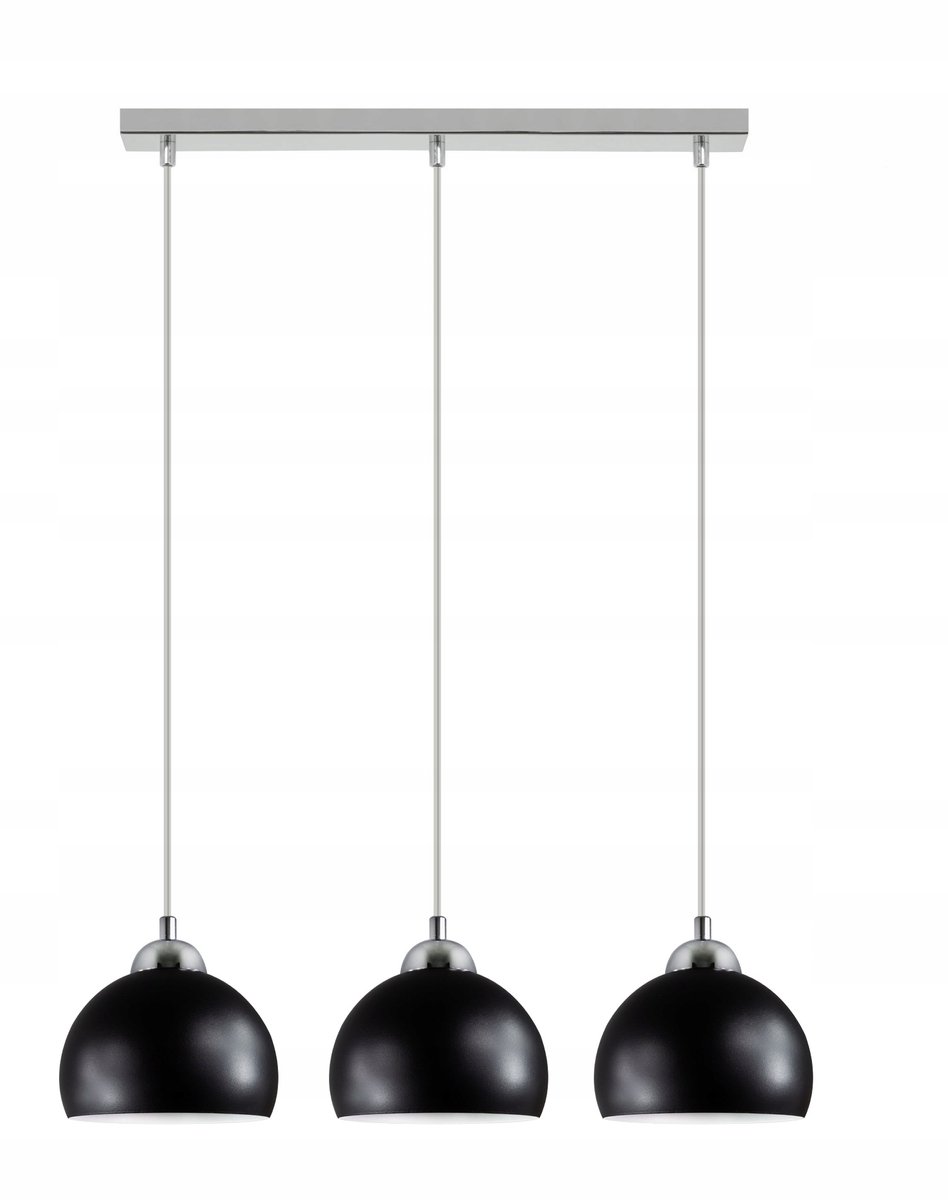 Moderne Hanglamp Kroonluchter voor Eettafel - Chroom/Zwart