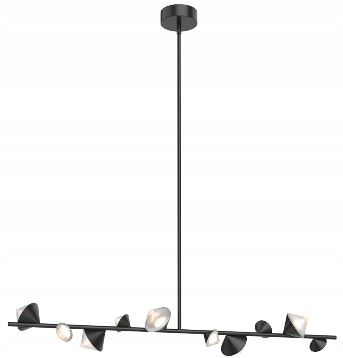 Luxe CONE LED hanglamp zwart 130cm - Modern design