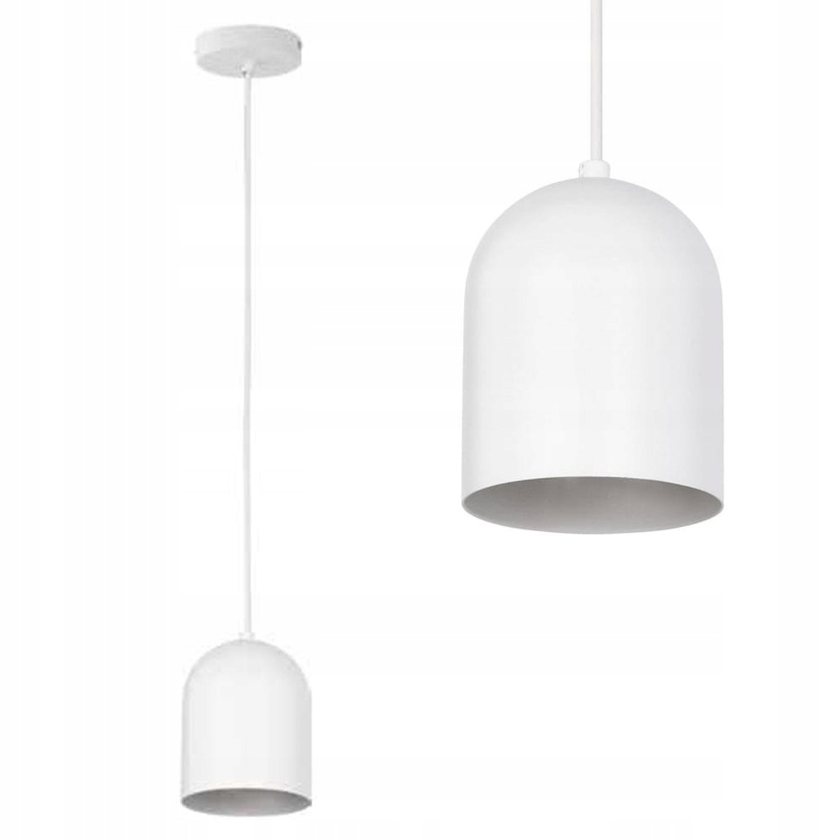 TK Lighting Tempere Hanglamp Wit Metaal E27