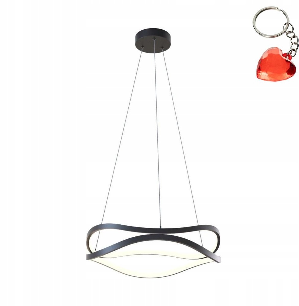 LED Hanglamp HARLEY 31W Zwart - Modern Design