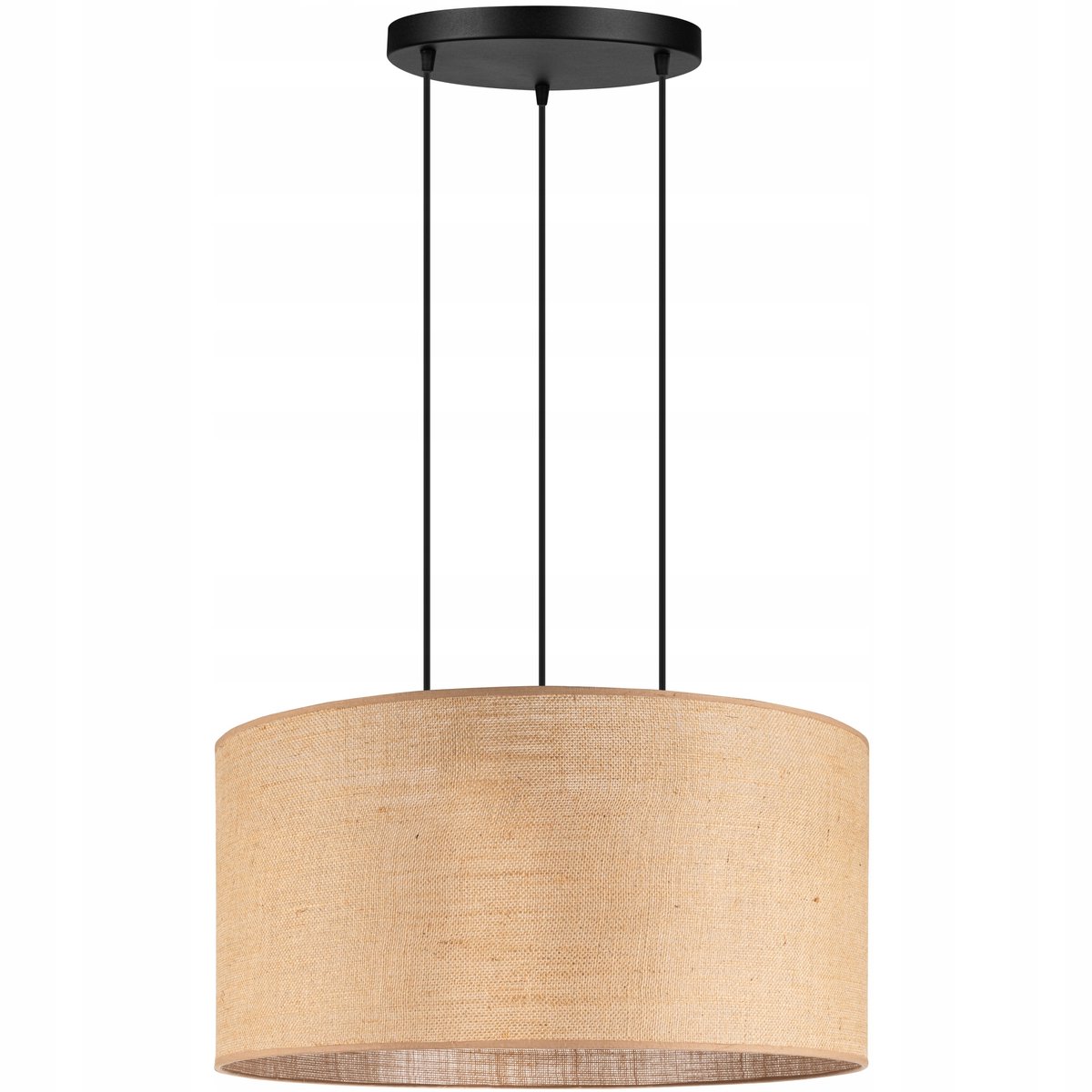 Grote Rustieke Hanglamp XL Juta Beige 60cm