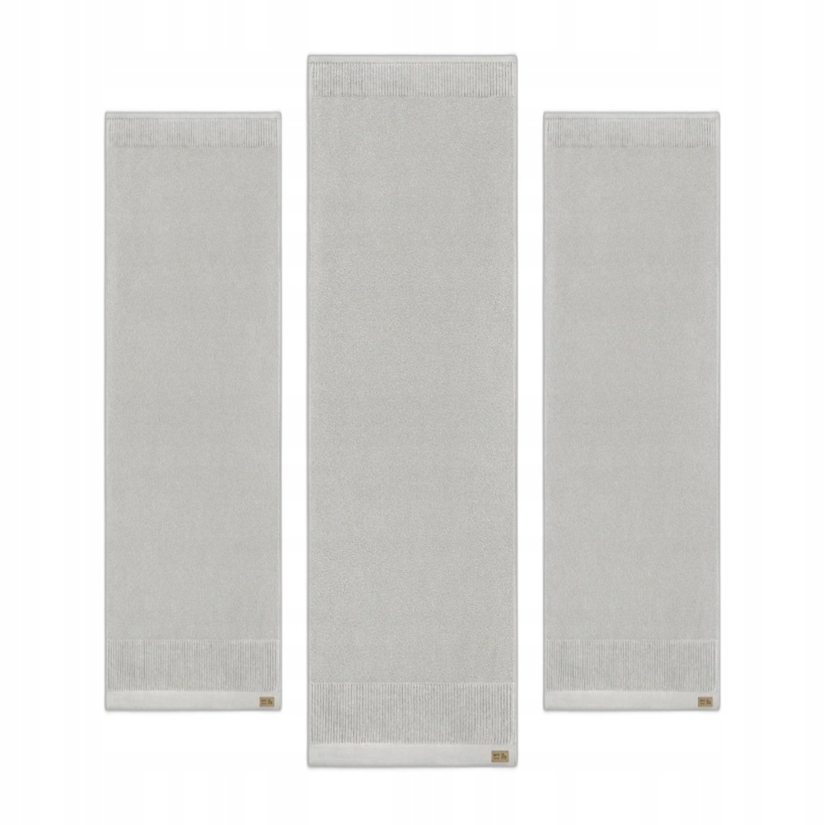 Zwoltex Porto Set: 3 Luxe Katoenen Handdoeken (Grijs)
