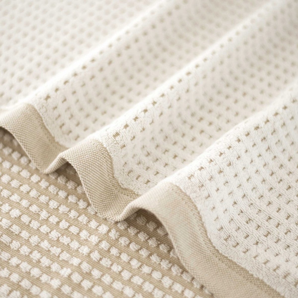 Zwoltex Oslo Luxe Handdoek Egyptisch Katoen 70x140cm Beige