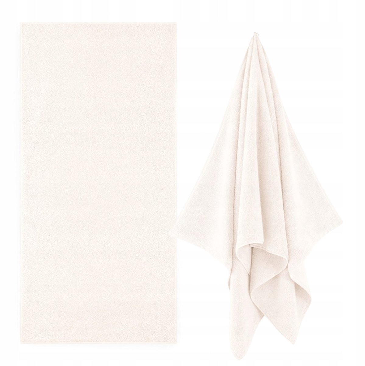 Zwoltex Kiwi 2 Badhanddoek 50x100cm Ecru - Luxe Egyptische Katoen 500g/m²