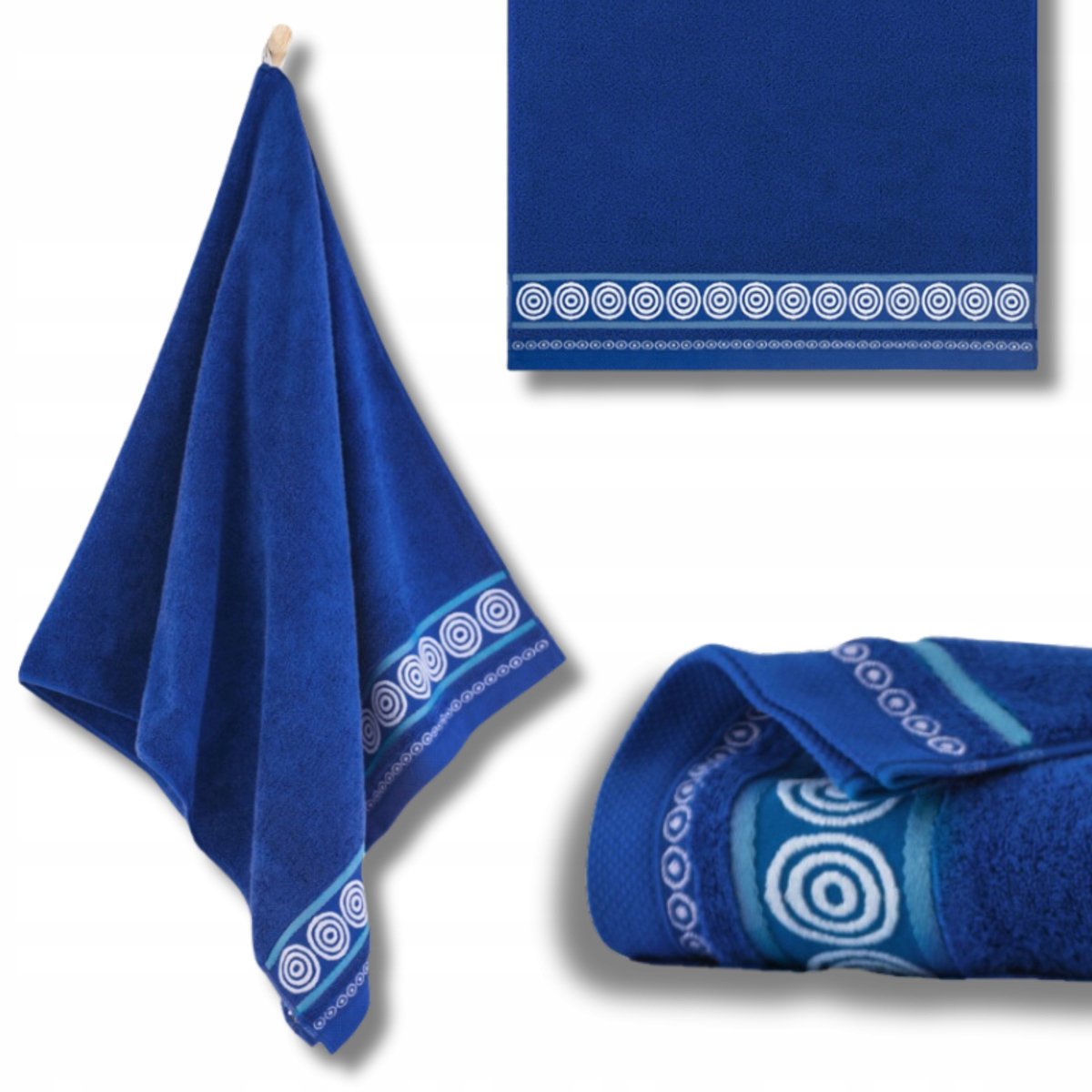 Zwoltex RONDO 2 handdoek 30x50cm - Egyptisch katoen, chabergroen