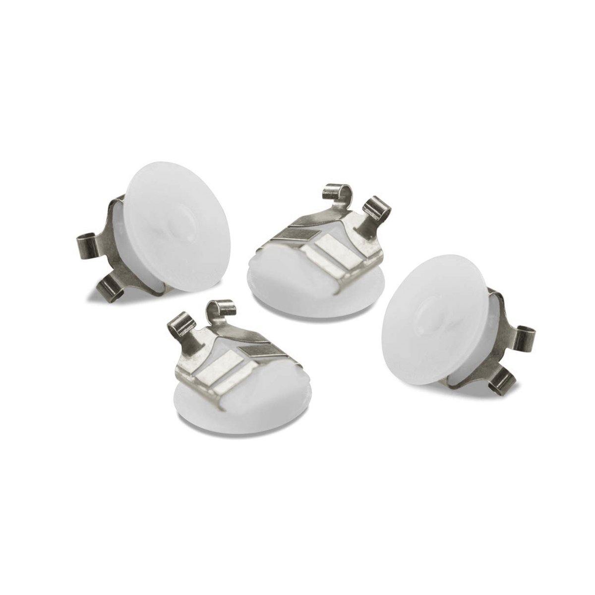 LOX veiligheidssysteem, voor OORSTEKERS, antiallergisch, verzilverd, 2 paar