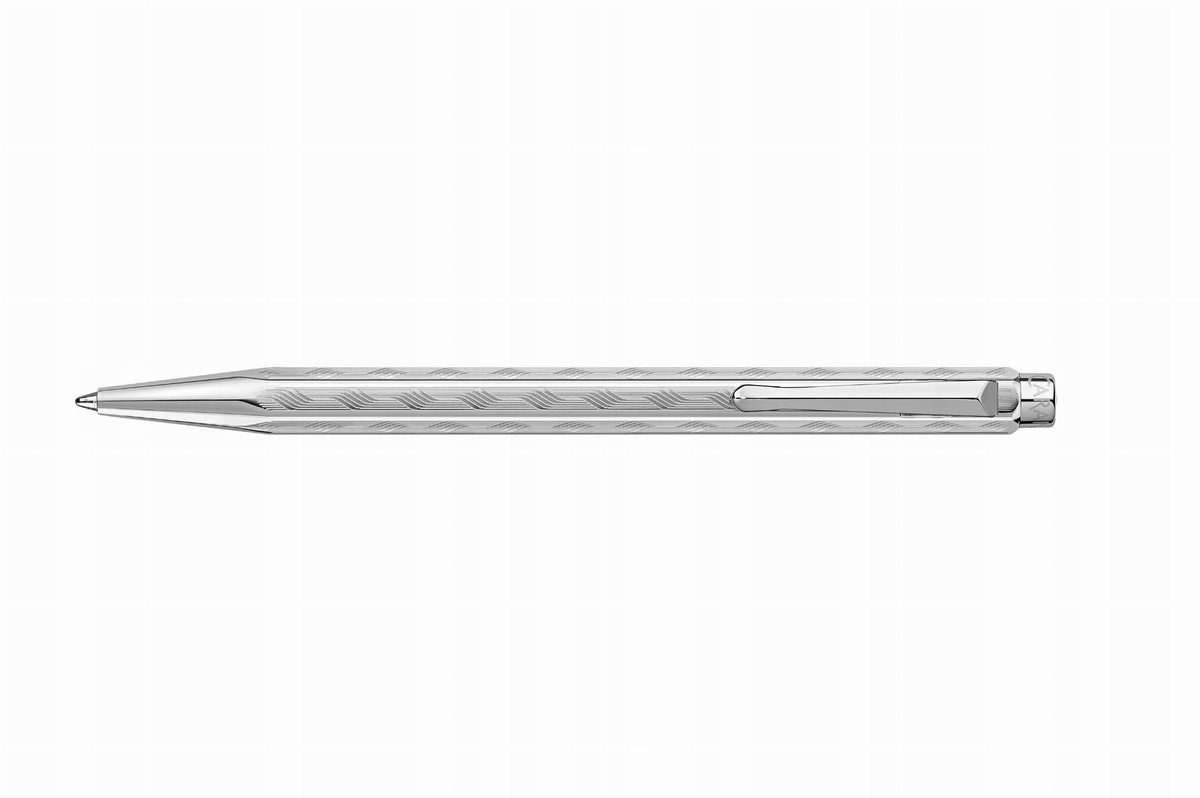 Caran d'Ache Ecridor Tresse Vulpen - Luxe Platina Afwerking