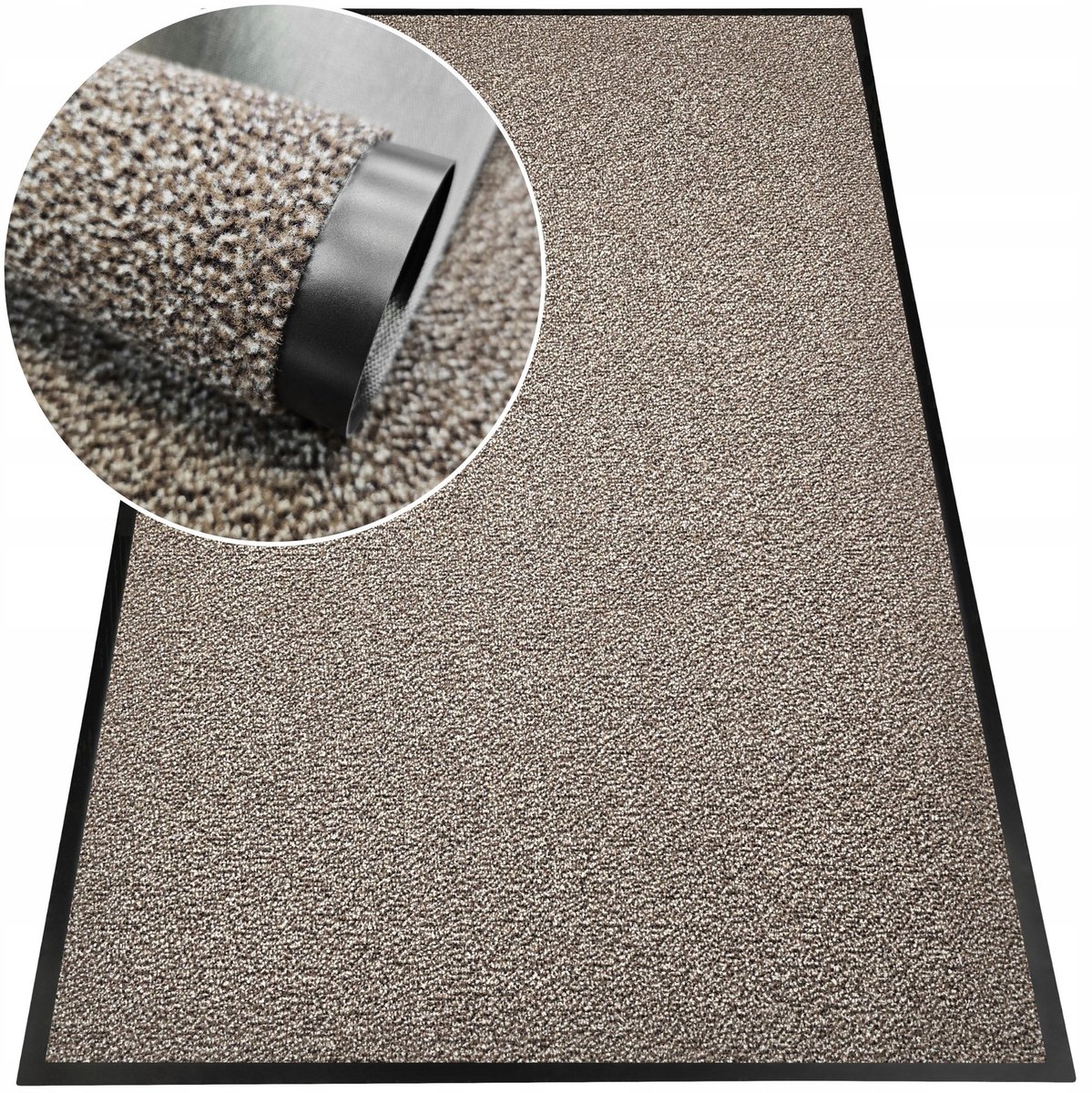 Beige Deurmat 100x150cm - Antislip & Absorberend - Intern