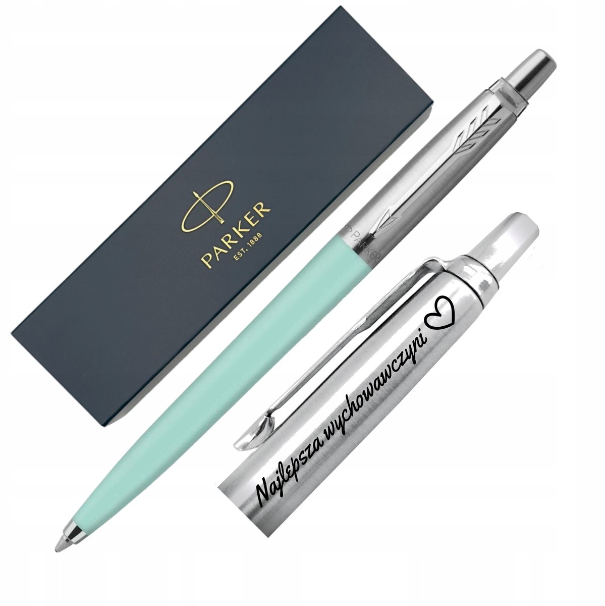 Parker Jotter Mint Green - Gepersonaliseerde pen | geschenk