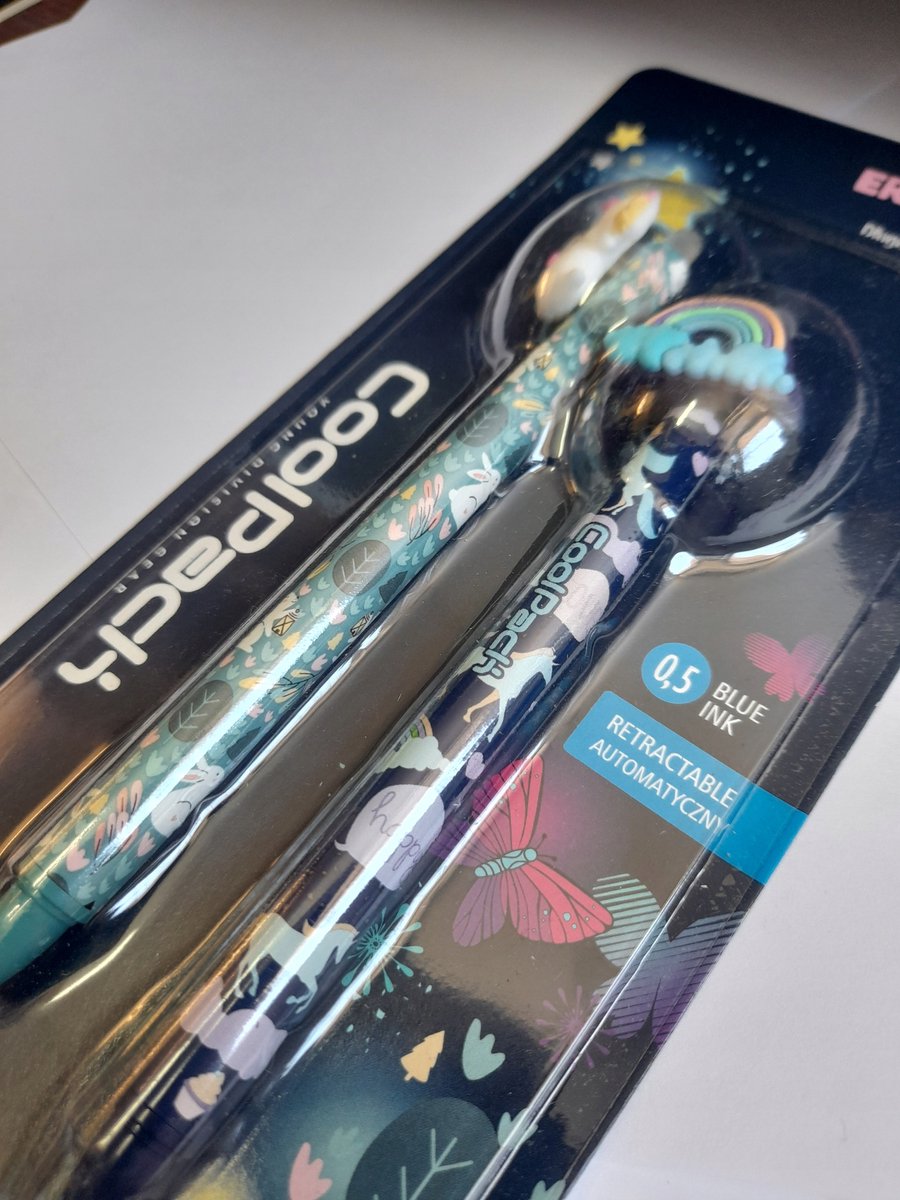Uitwisbare Blauwe Pennen Set - 2 Stuks, 0.5mm Punt