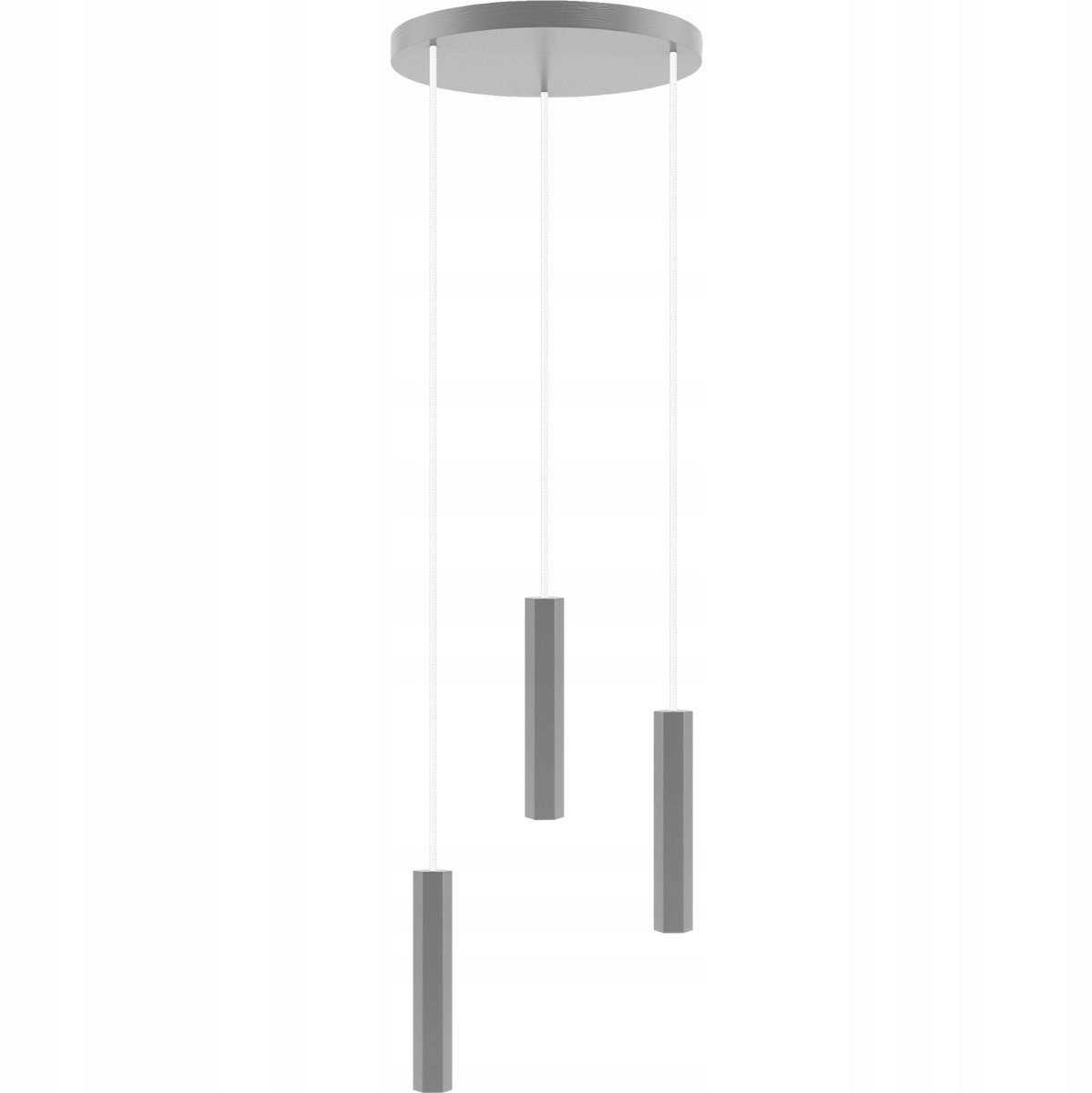 Hellux Madera Hexa Hanglamp - 3 lichtpunten - Grijs Hout