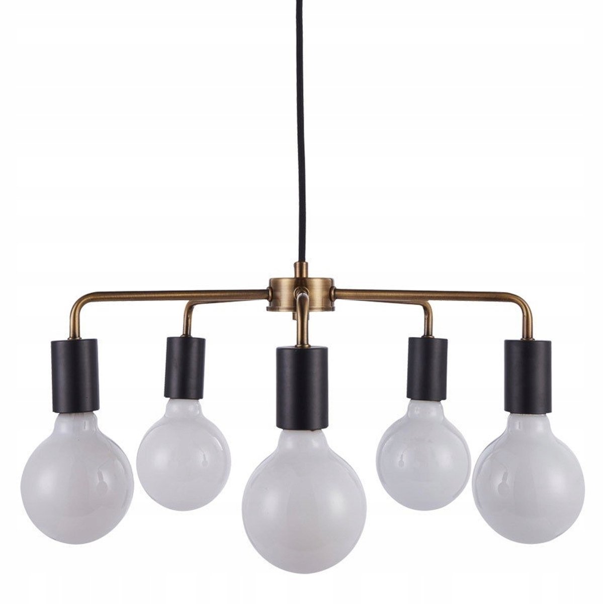 Irina Hanglamp MD-BR1721401-D5-G/B - Zwart, Geel & Goud